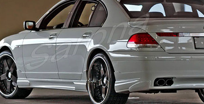 Custom BMW 7 Series  Sedan Side Skirts (2002 - 2008) - $650.00 (Part #BM-014-SS)